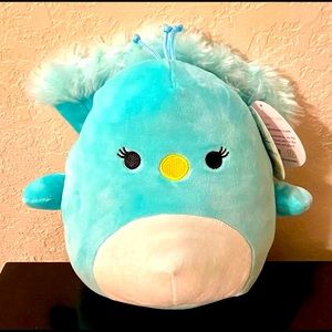 Squishmallows Tiff the Peacock 8” NWT